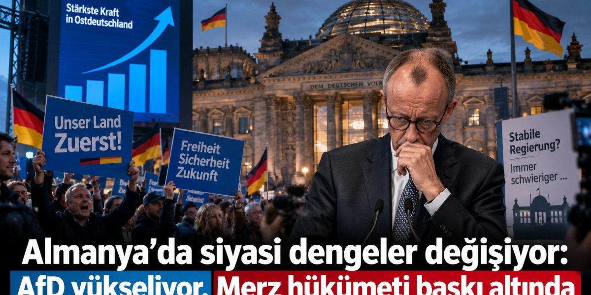 Almanya'da AfD'nin yükselişi Merz hükümetini zorlayıcı konuma getirdi