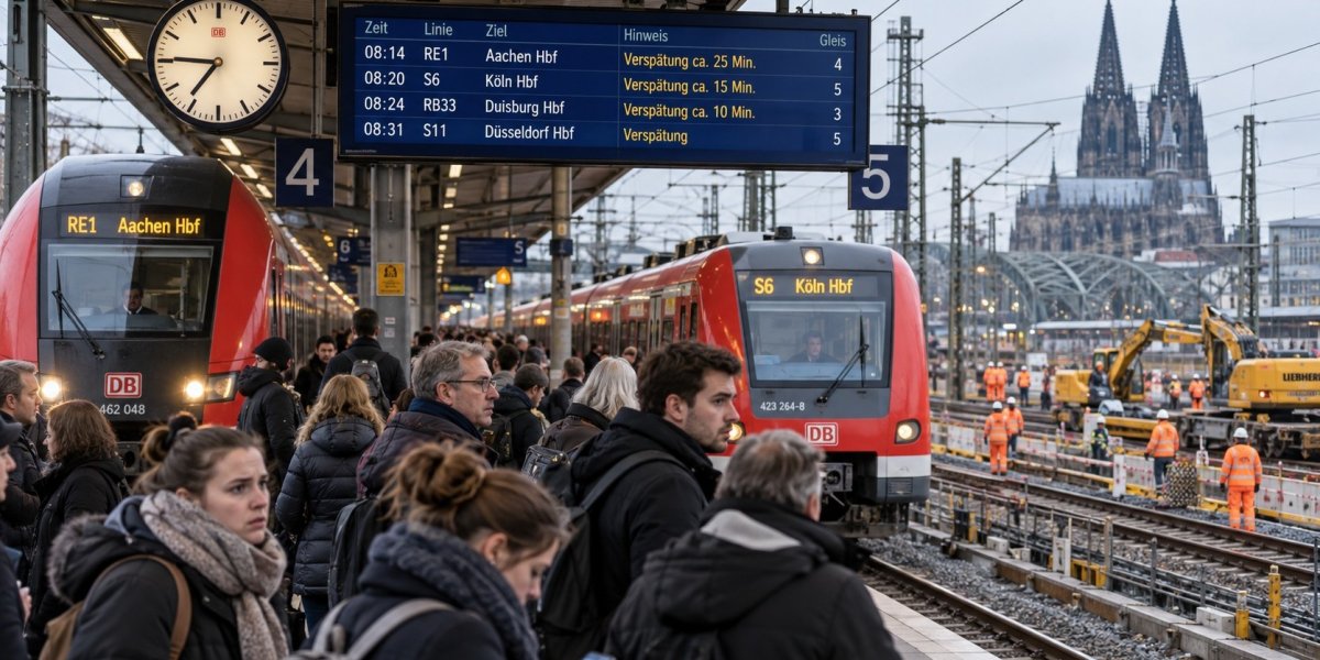 Almanya'da tren seferleri krize girdi: Gecikme oranı yüzde 30'a ulaştı