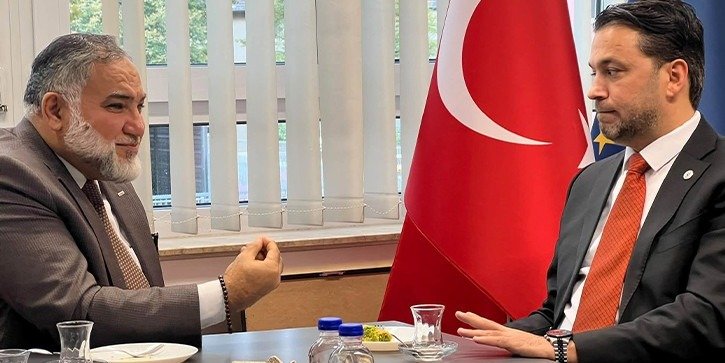 UID Başkanı Aslan, Köln'deki IGMG temsilciliğini ziyaret etti