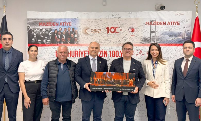 Başkonosolos Aydın’dan 100. Yıl kutlamalarına emek verenlere vefa 1 essen baskonsolosluk ziyaret 1