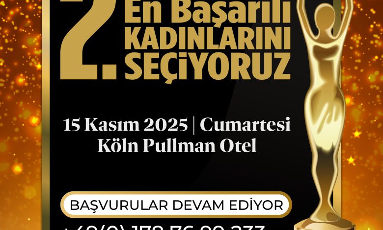 Yılın en başarılı kadınları ödül töreni Kasım’da 1 kadinca2
