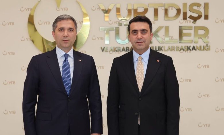 Sırakaya’dan YTB Başkanı Turus’a hayırlı olsun ziyareti 1 sirakaya turus2