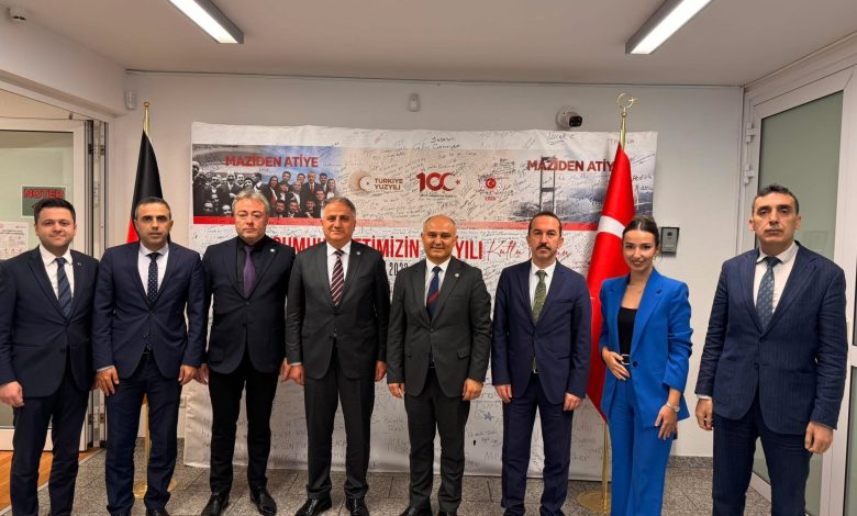 Milletveki Bozkurt’tan Essen Başkonsolosu Aydın'a nezaket ziyareti 1 essen